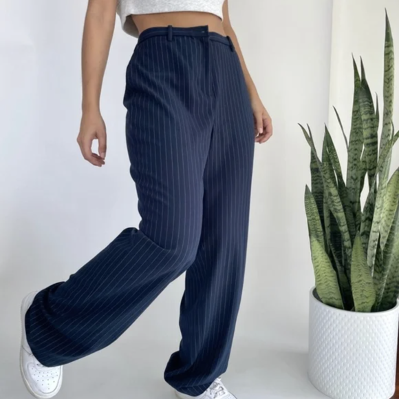 Pinstripe Trousers